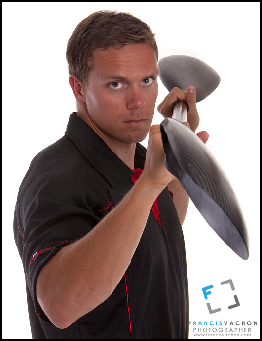 Portrait de l'olympien Mark de Jonge Francis Vachon Photographe à