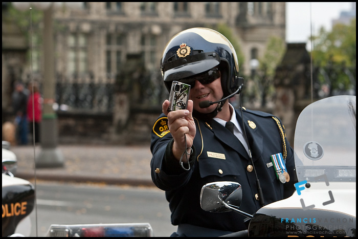 Ottawa police motorcycle